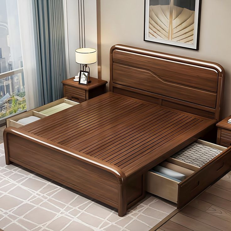 Tuyển chọn 10+ mẫu giường 1m8x2m được làm từ gỗ bền, đẹp